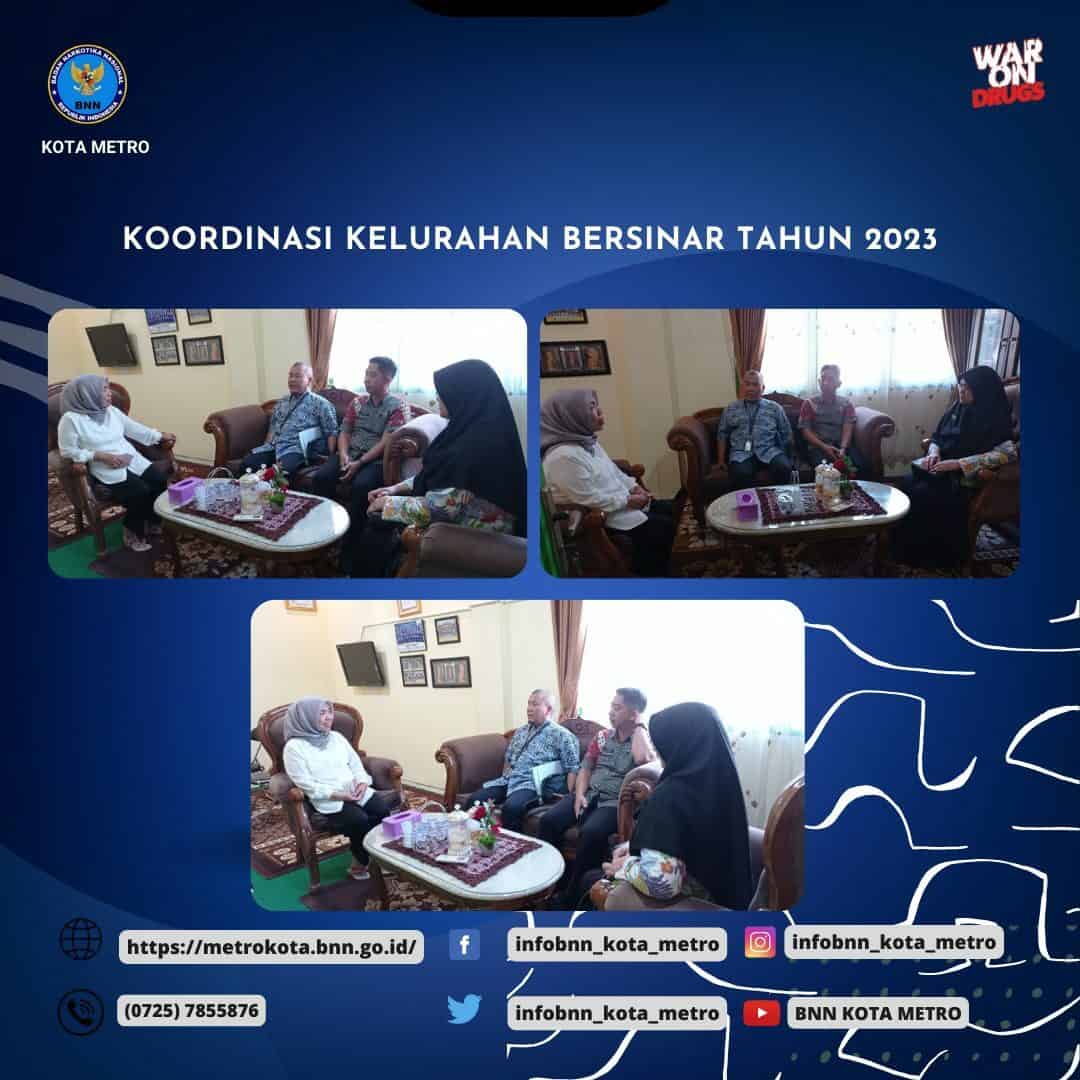 KOORDINASI P4GN DALAM RANGKA PEMBENTUKAN KELURAHAN BERSIH NARKOBA TAHUN 2023