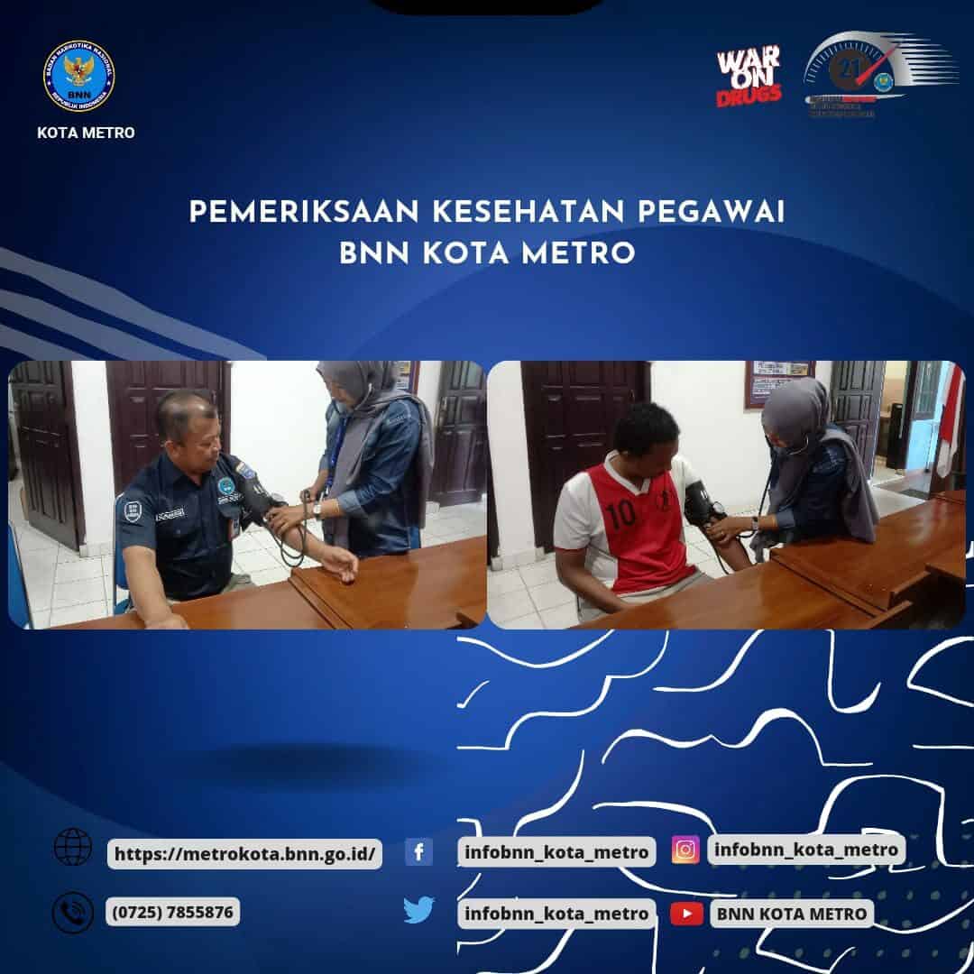 PEMERIKSAAN KESEHATAN PEGAWAI BNN KOTA