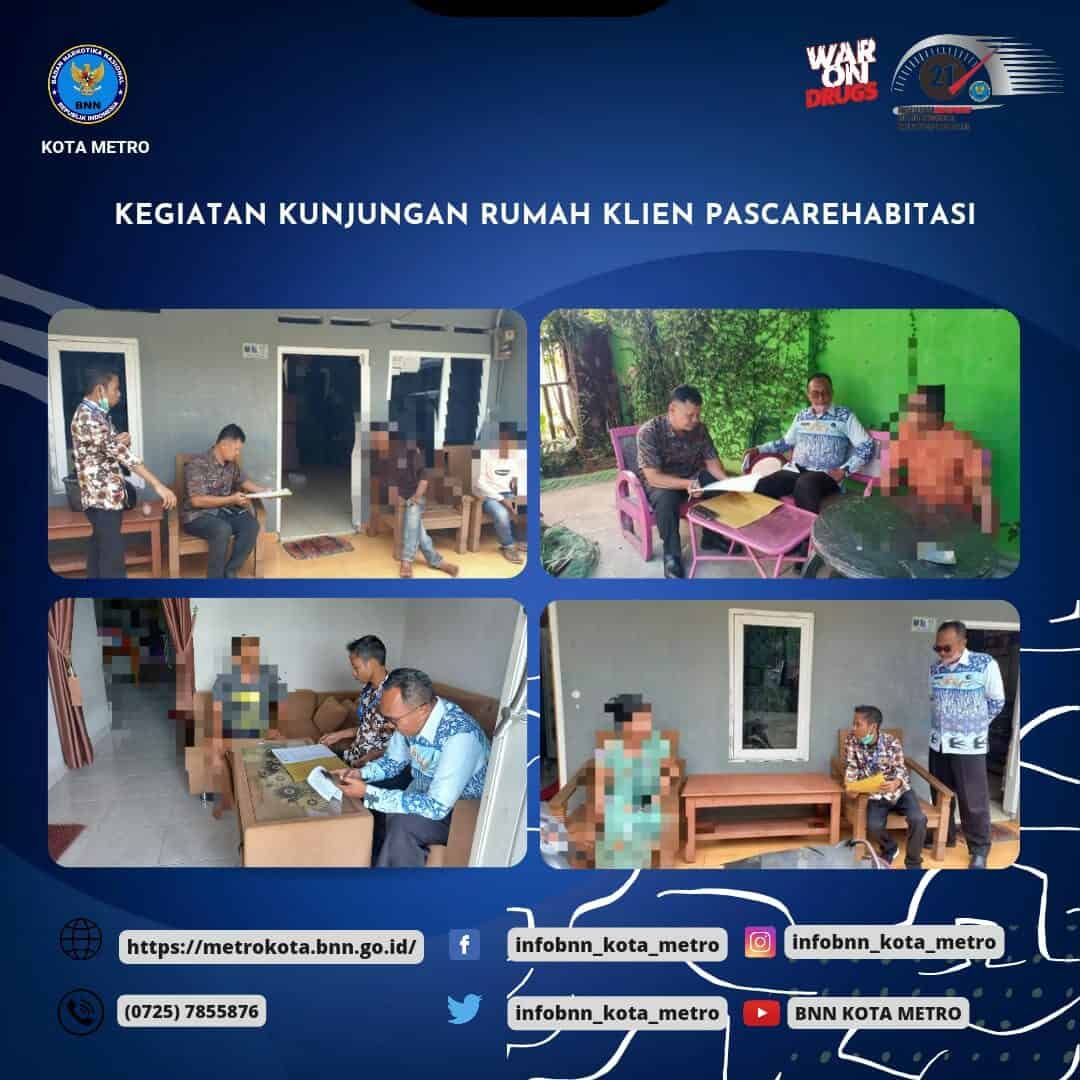 KEGIATAN KUNJUNGAN RUMAH KLIEN PASCAREHABILITASI