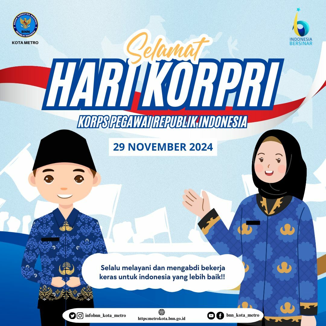 Selamat Hari Ulang Tahun KORPRI yang ke-53 Konsep Otomatis