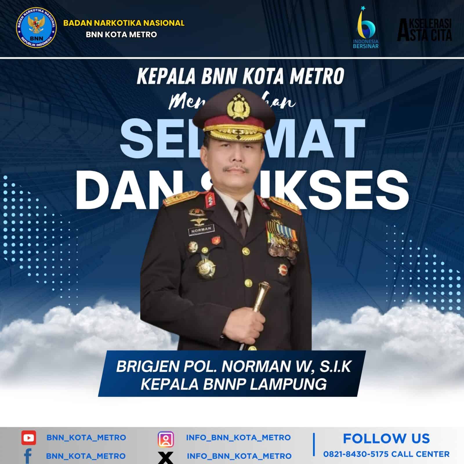 Kepala BNN Provinsi Lampung Tahun 2025 Konsep Otomatis
